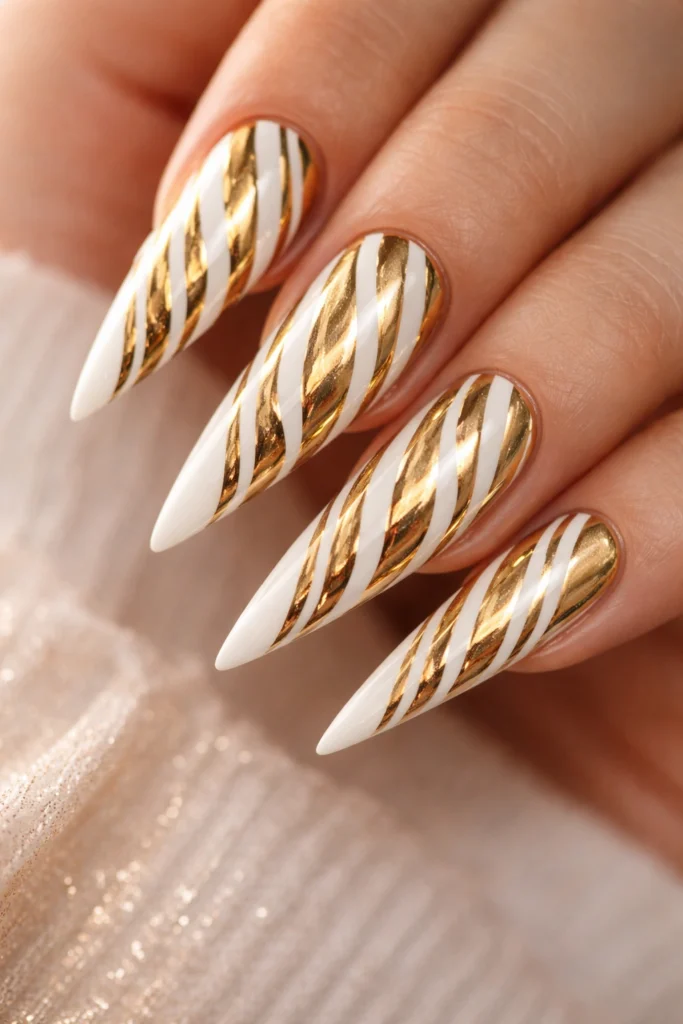 12 Zebra Print Stiletto Nail Ideas