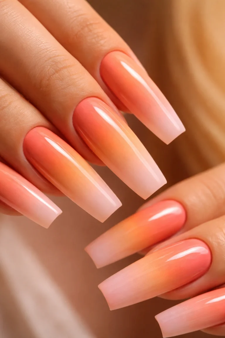 20 Vacation Coffin Nails for Long Nails