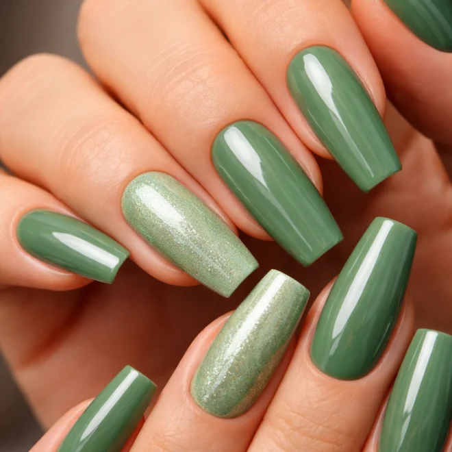 15 Green Ballerina Nails That Actually Look Good