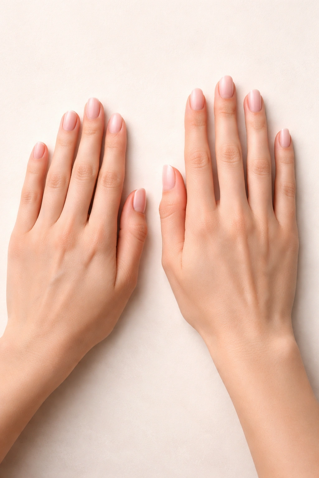 Close-up of hands showing varied finger lengths and hand silhouettes to illustrate proportions