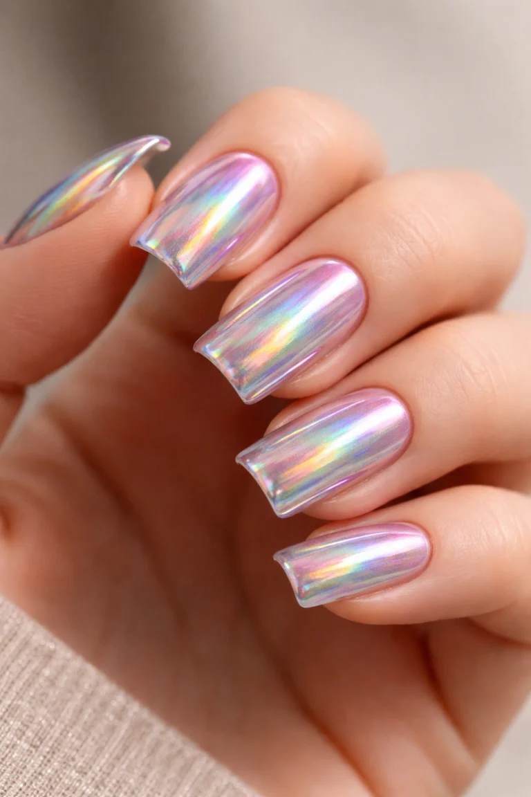 20 Chrome Duck Nails for Short Nails