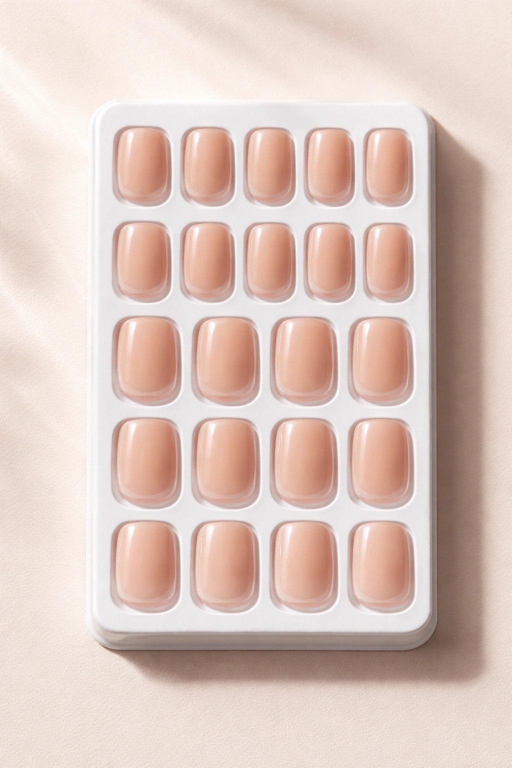 ImPRESS pre-glued squoval nails on display