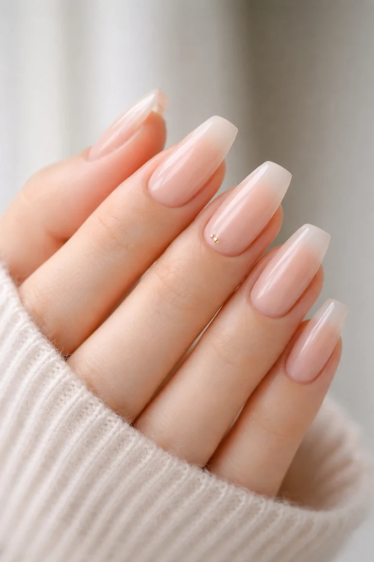 15 Korean Style Ballerina Nails for a Dainty Look