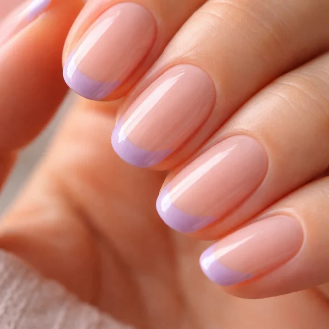 15 Lavender Short Oval Nails for a Soft Pastel Vibe