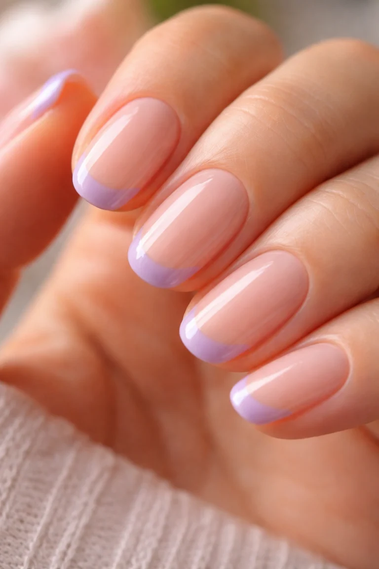 15 Lavender Short Oval Nails for a Soft Pastel Vibe