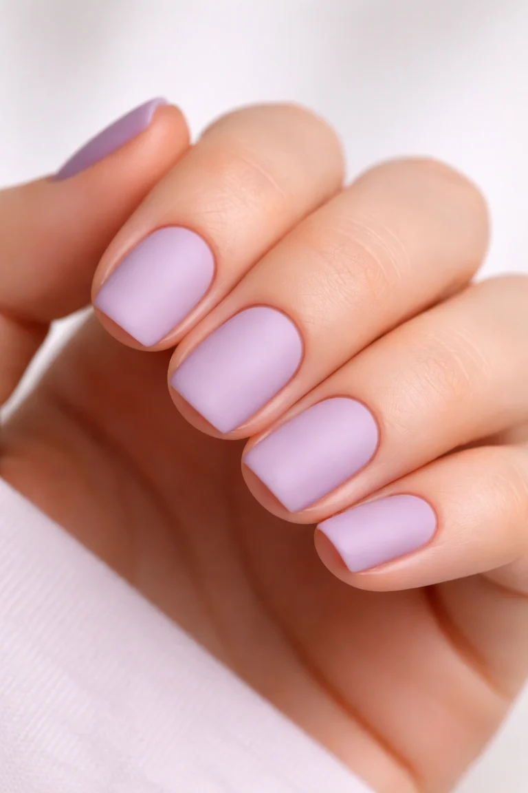 15 Short Squoval Nails in Soft Pastel Colors