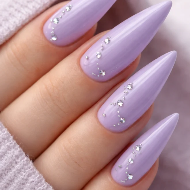14 Pastel Stiletto Nail Ideas