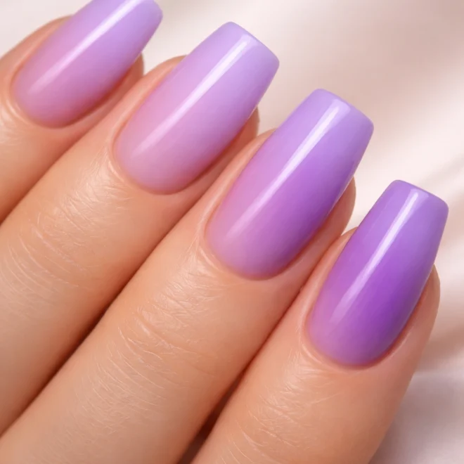 12 Lavender Soft Square Nails You Will Love