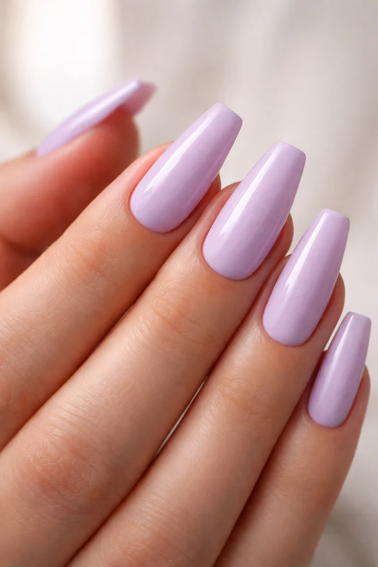 15 Lilac Ballerina Nails for a Soft Pastel Look