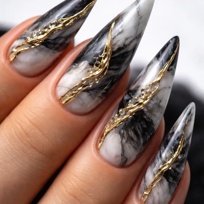 16 Three-Dimensional Stiletto Nail Ideas