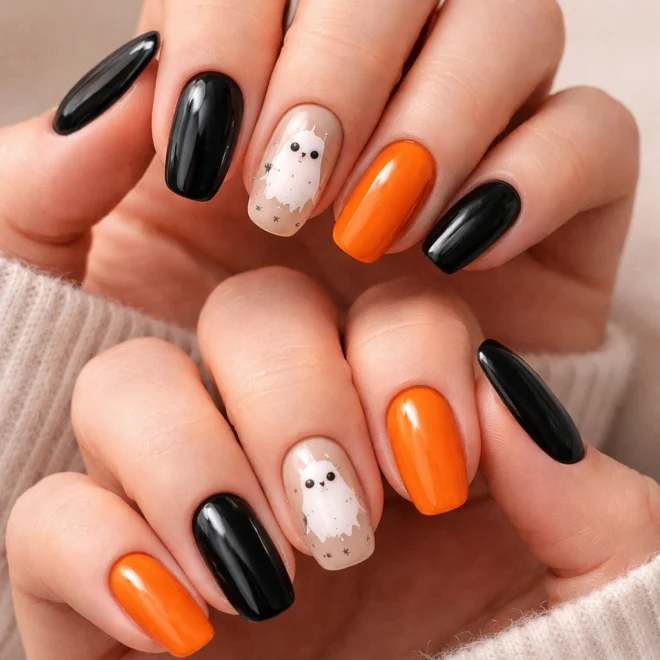 15+ Matching Halloween Nails for Best Friends