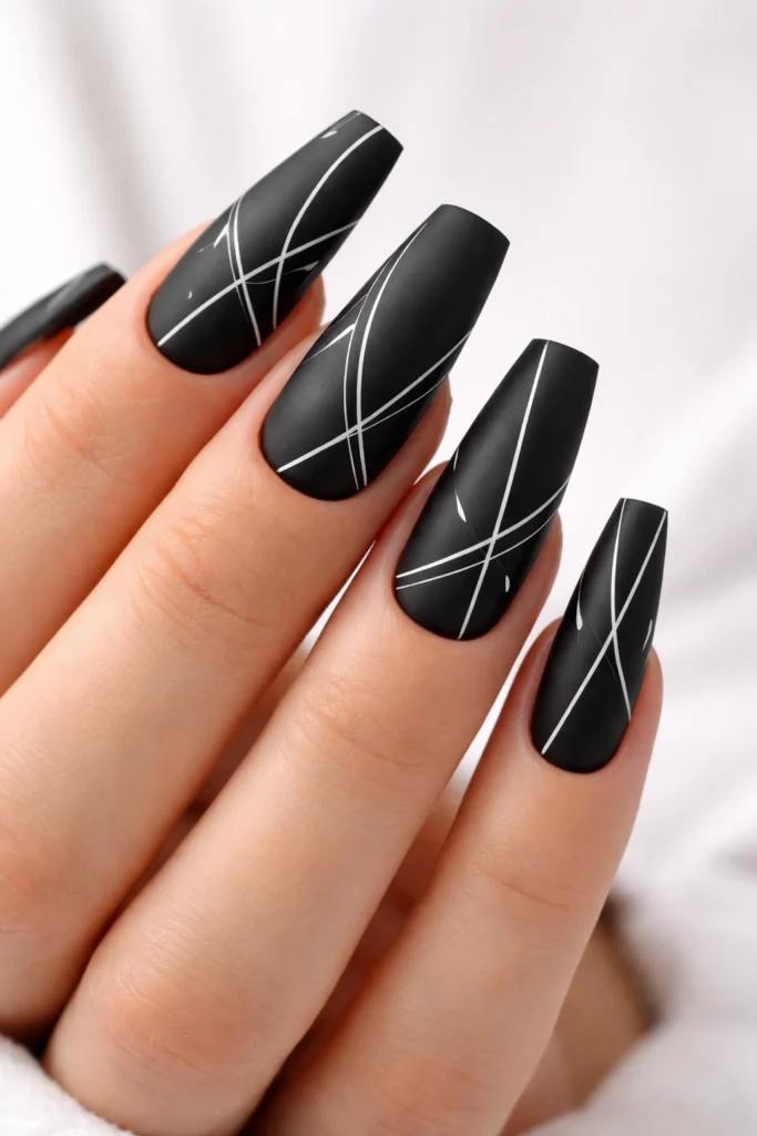 25 Long Coffin Nail Designs That Look Good