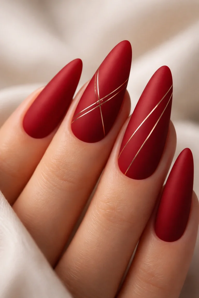 20 Classy Red Stiletto Nail Ideas