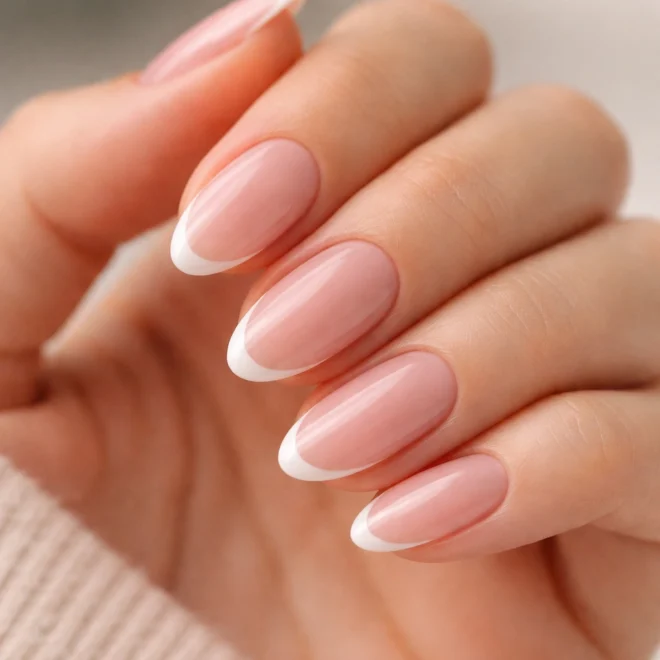 12 Short Almond Nails for Short Fingers