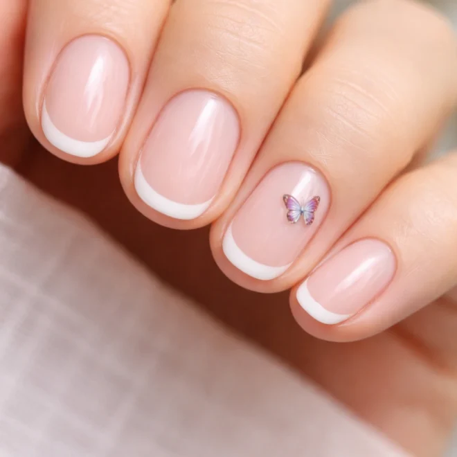 10 Butterfly Nail Art Ideas for Short Ovals