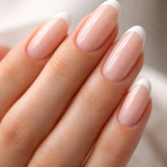 15 Minimalist Long Oval Nails for a Simple Look
