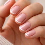 30 Minimalist Short Oval Nails for a Clean Set