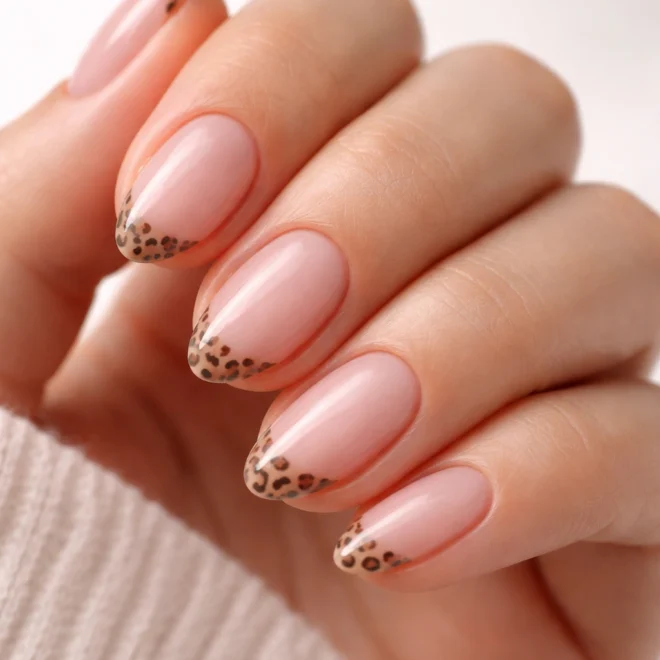 15 Short Leopard Print Almond Nails Anyone Can Do
