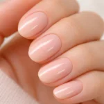 15 Sheer Pink Short Oval Nails for a Bare Look