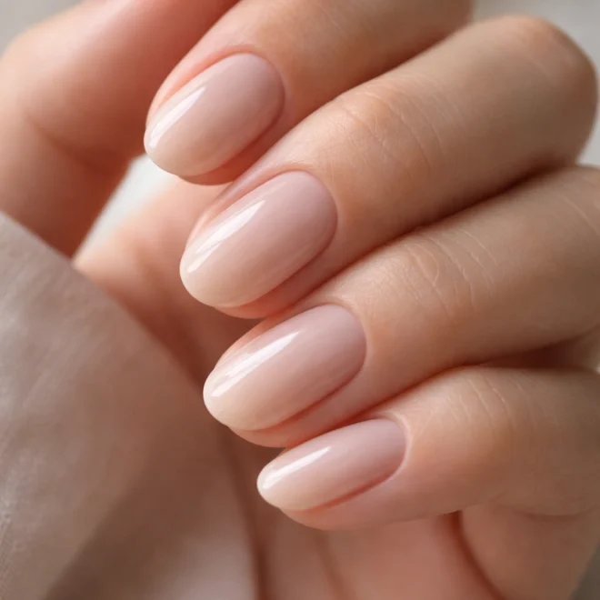 15 Simple Short Oval Nails for a Minimal, Low-Key Look