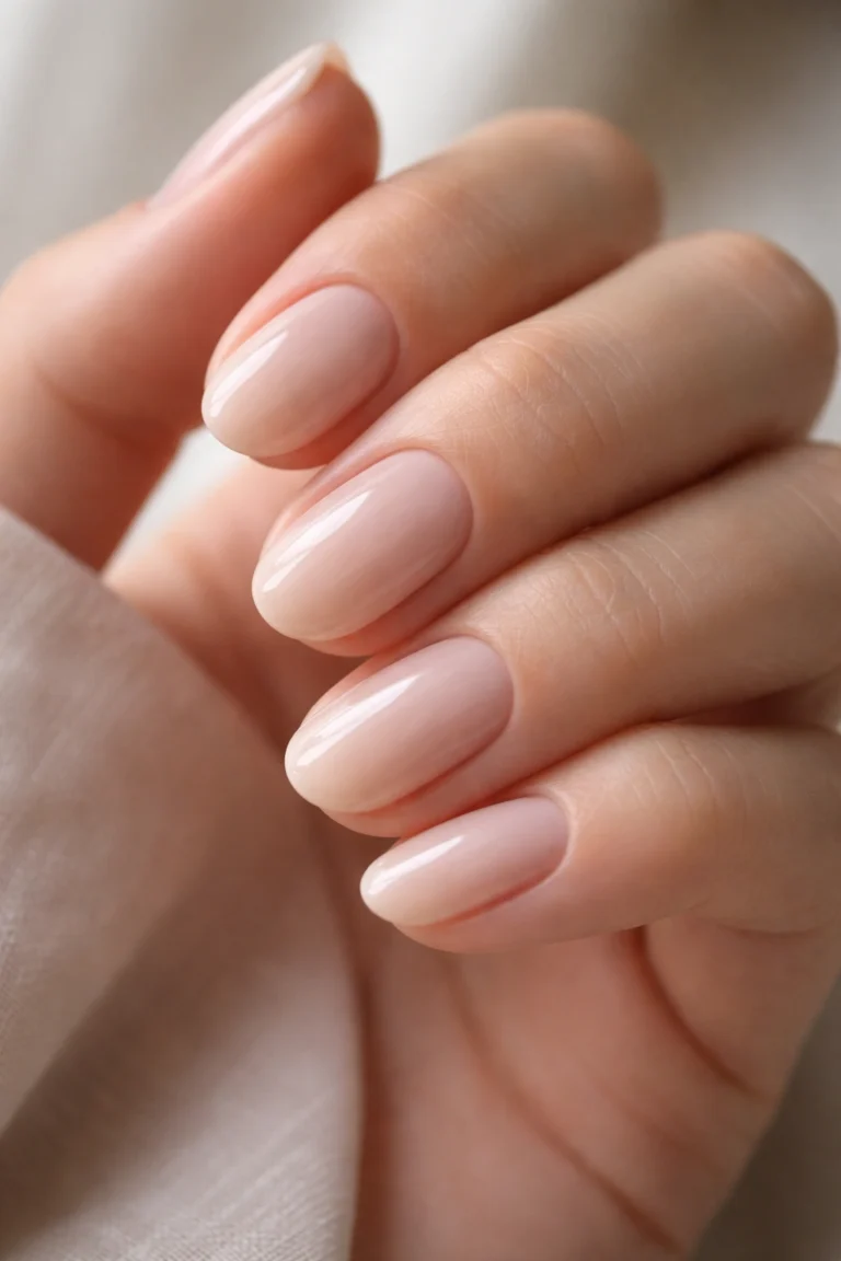 15 Simple Short Oval Nails for a Minimal, Low-Key Look