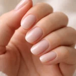 12 Natural Short Oval Nails for a Bare Finish