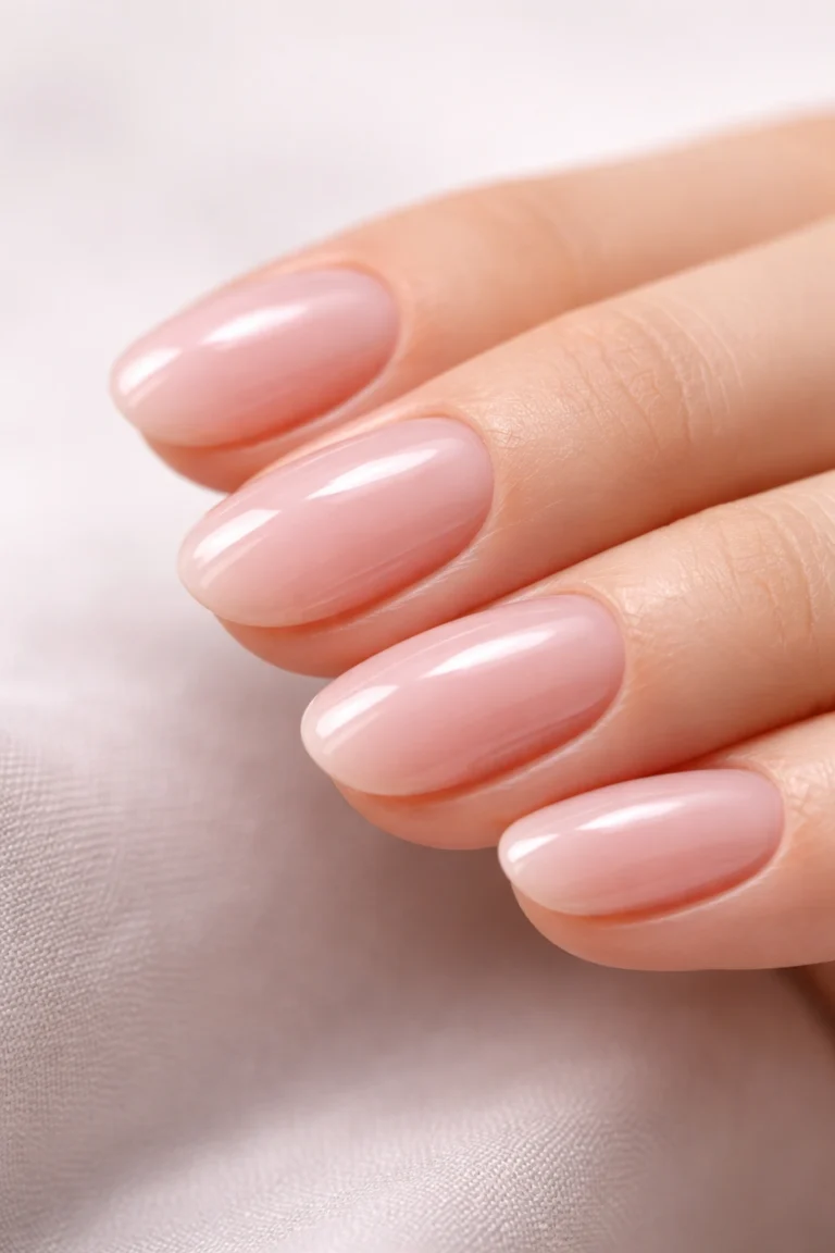 30 Short Oval Nails for Formal Events