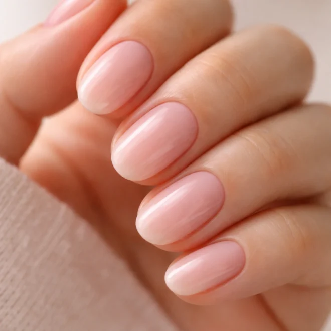 19 Nude Short Oval Nails for a Clean Girl Look