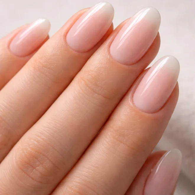 18 Short Ombre Almond Nails That Blend Beautifully