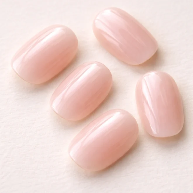 18 Easy Short Oval Press-On Nails