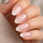 15 Short French Tip Almond Nails for Dip Powder