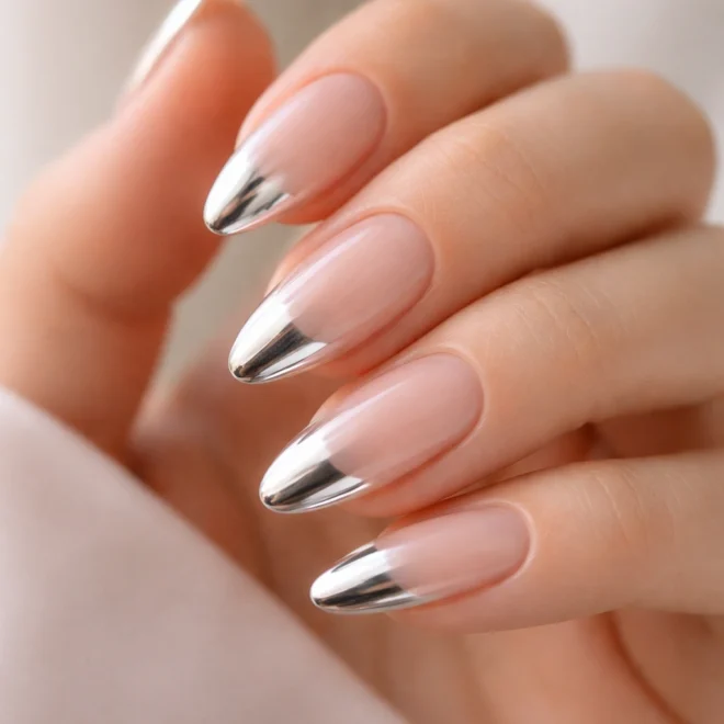 15 Chrome Almond Nails Anyone Can Do