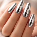 15 Silver Ballerina Nails for a Cool Shine
