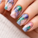 12 Soft Square Gemstone Nails Worth Trying Next