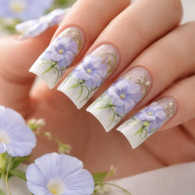 15 Flower Duck Nail Ideas