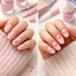 20+ Adorable Matching Heart Nails for Best Friends