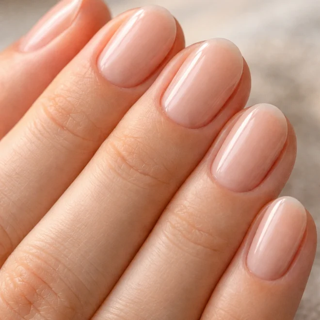 16 Durable Short Oval Dip Powder Nails