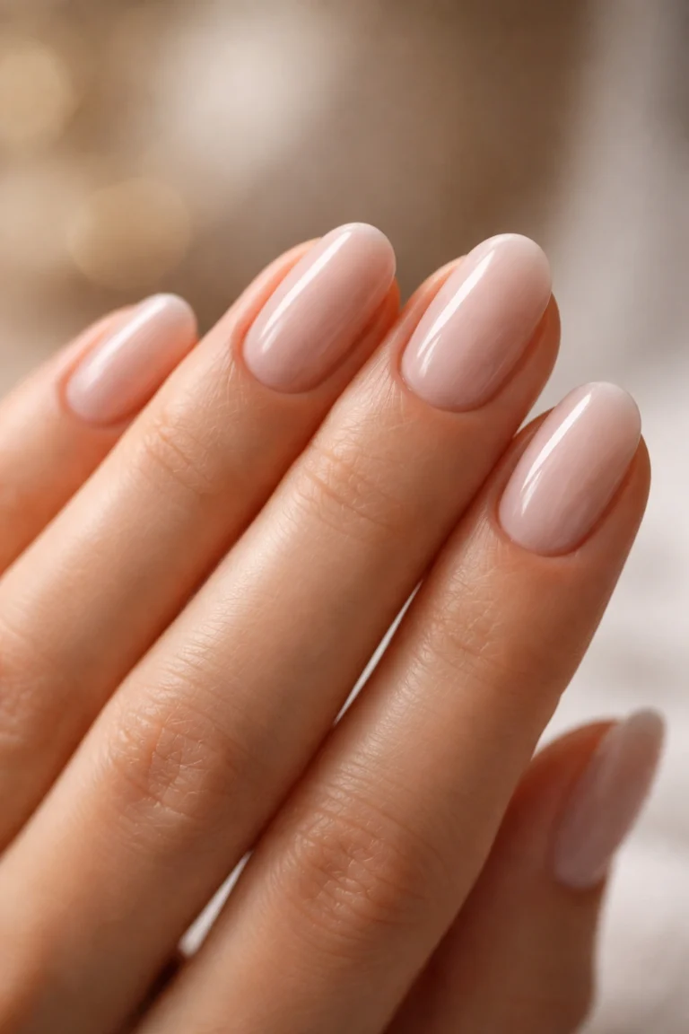 30 Classy Short Oval Nails for a Polished Look