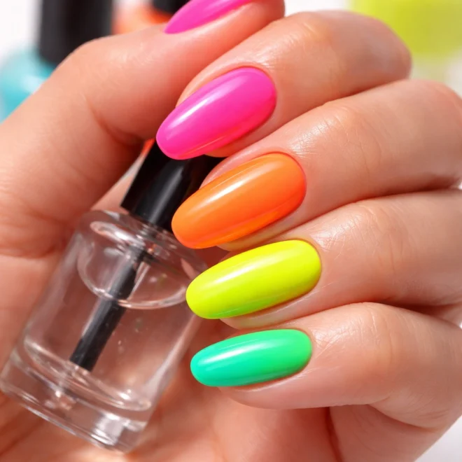18 Neon Nail Ideas for a Bright Pop
