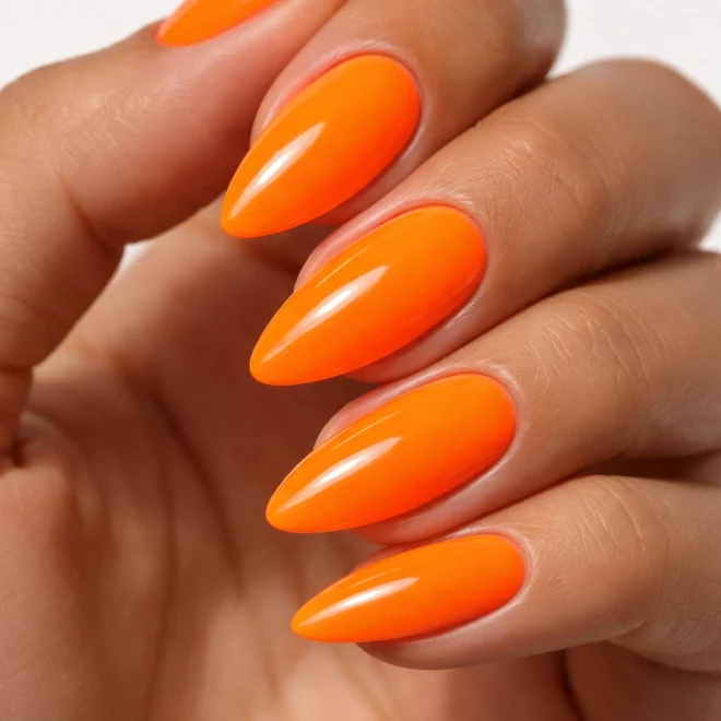 15 Bright-Colour Almond Nails That Pop