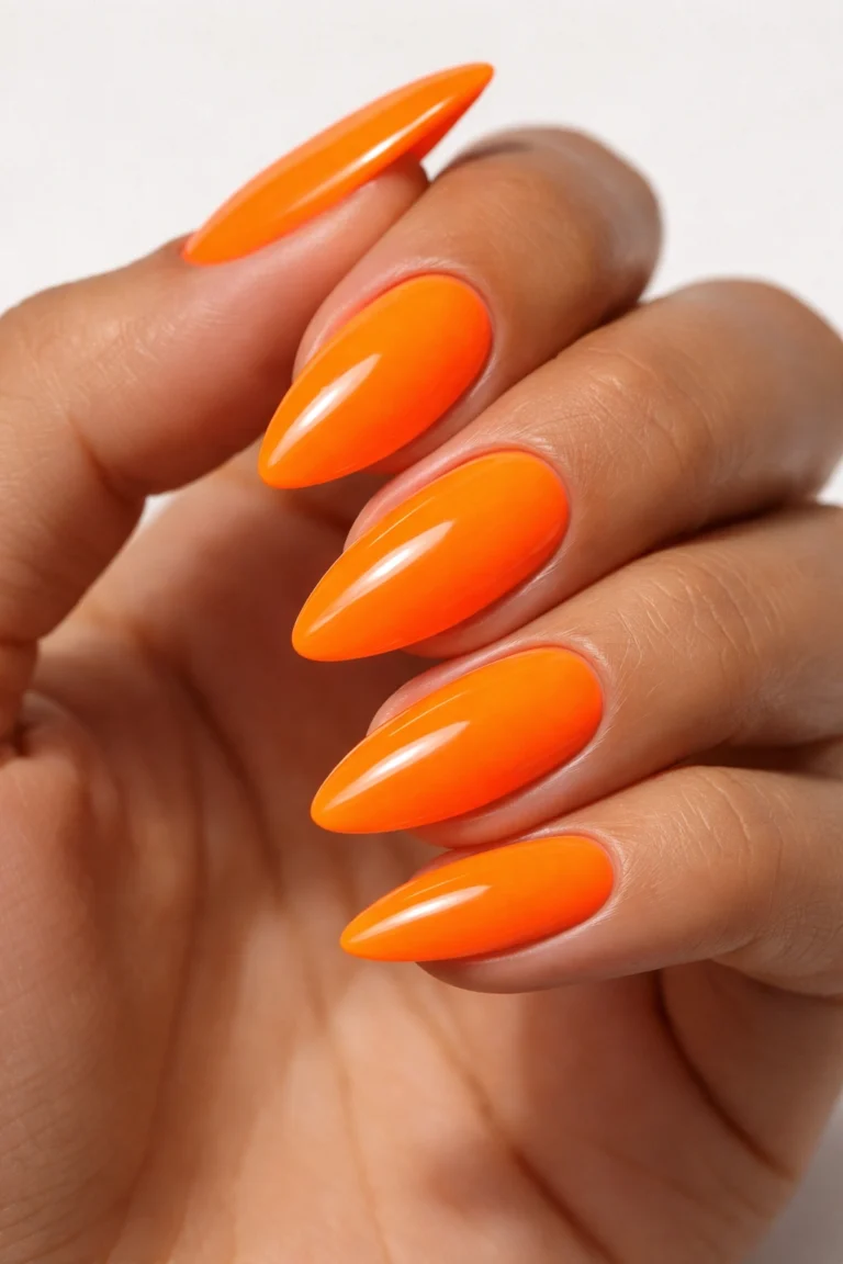 15 Bright-Colour Almond Nails That Pop