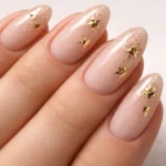 15 Short Almond Nails With Star Designs