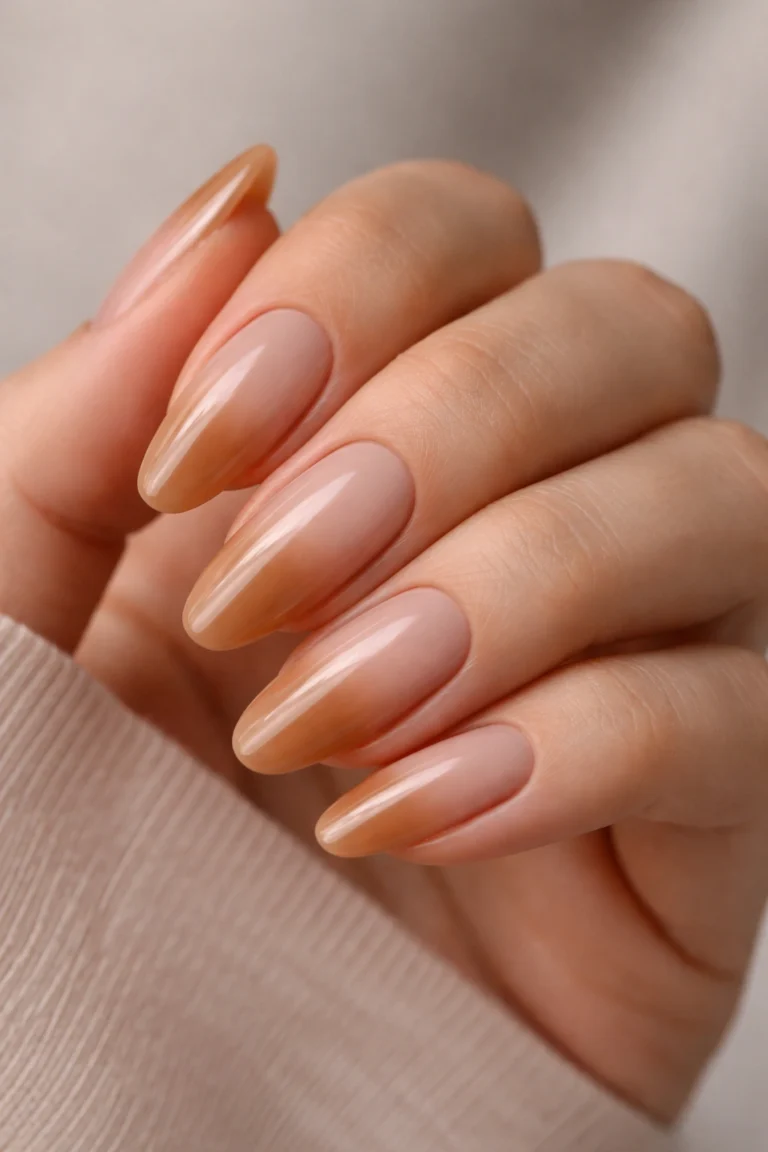 17 Ombre Long Oval Nails That Blend Perfectly