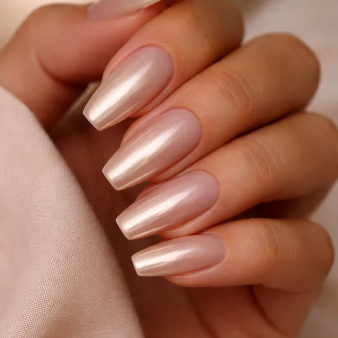 15 Blush Ballerina Nails for a Warm Tone