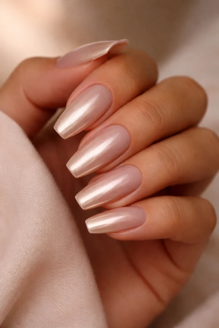 15 Blush Ballerina Nails for a Warm Tone