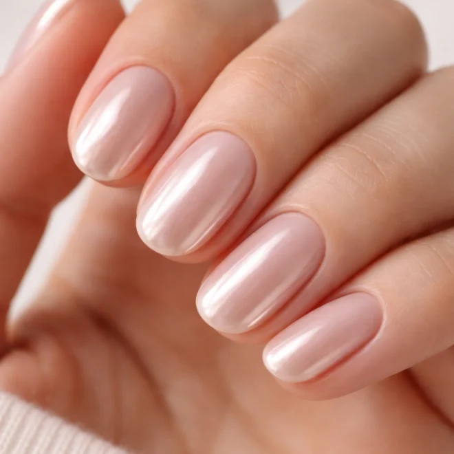 15 Glazed Donut Short Oval Nails for a Glossy Finish