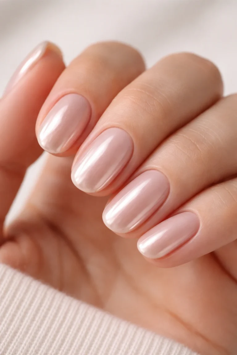 15 Glazed Donut Short Oval Nails for a Glossy Finish