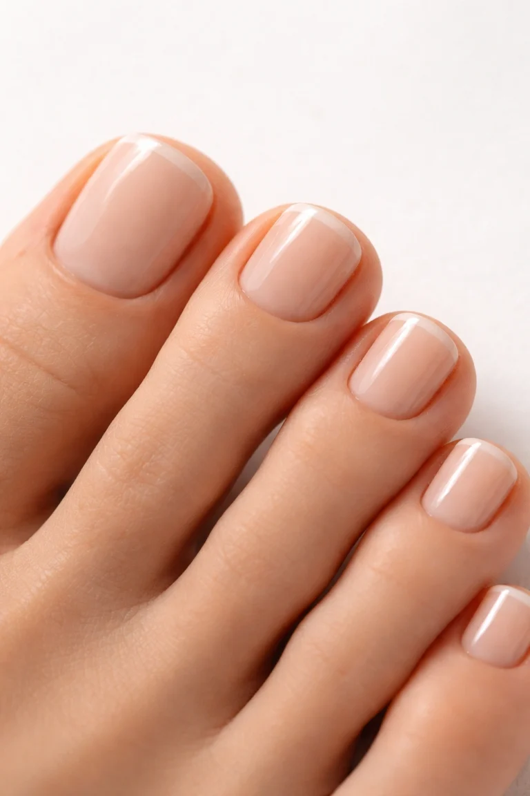 8 French Tip Pedicure Ideas That Look Clean