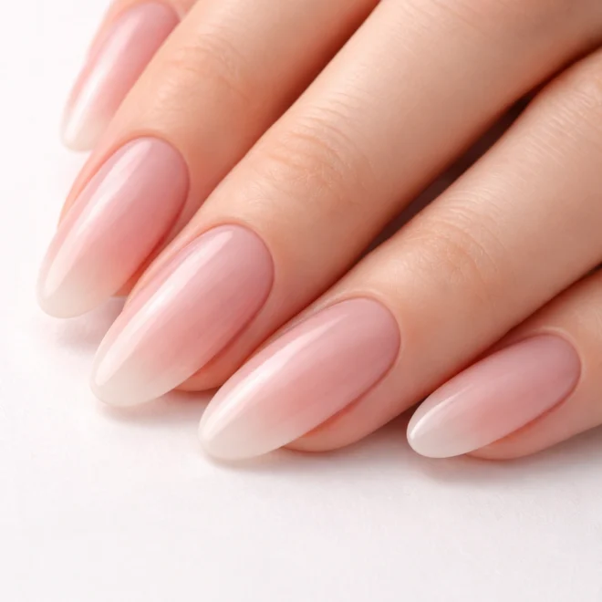 10 Nude Pink Long Oval Nails for a Soft Finish