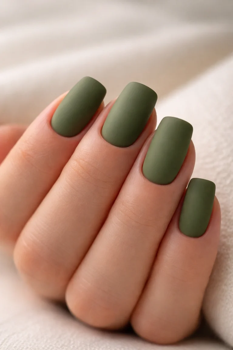 12 Green Duck Nails for Short Nails
